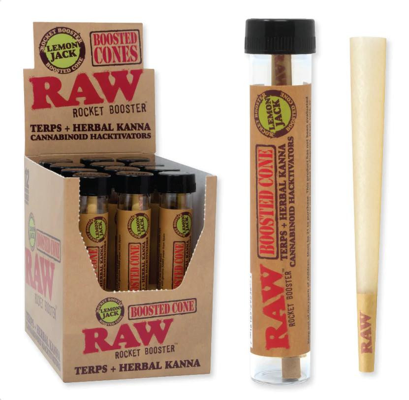 RAW Lemon Jack Boosted Cone Terps + Herbal Kanna 12ct - Buitrago