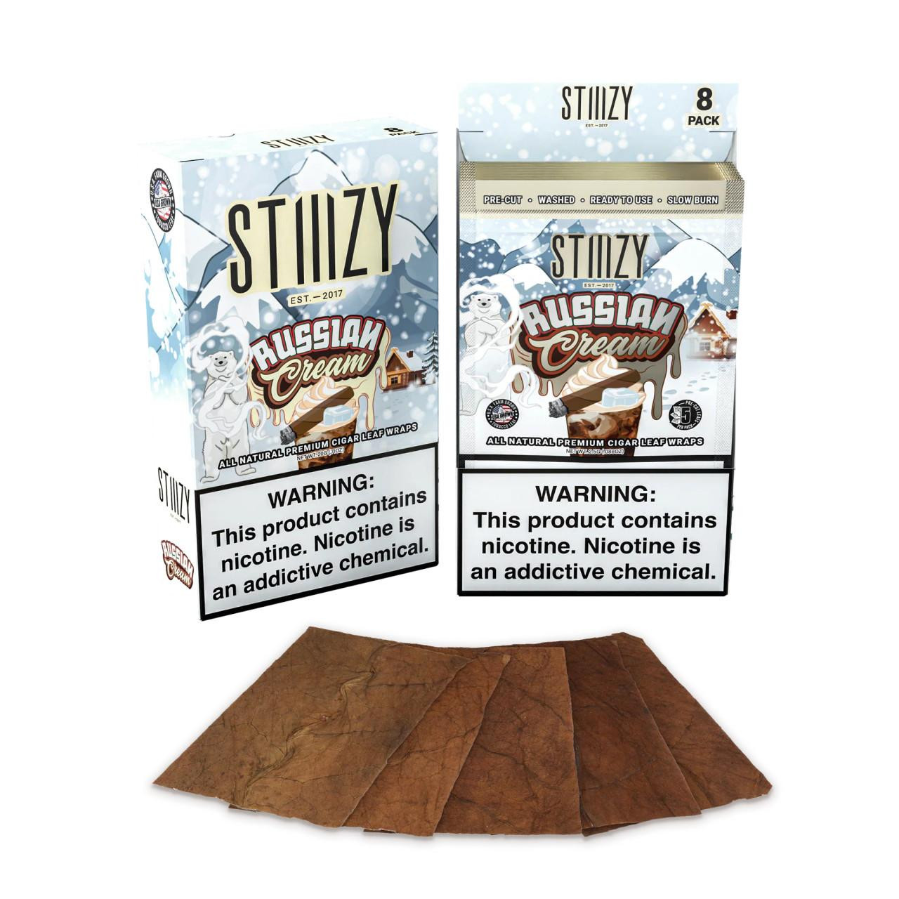 Stiiizy Natural Cigar Leaf Wraps 8/5- Buitrago Cigars