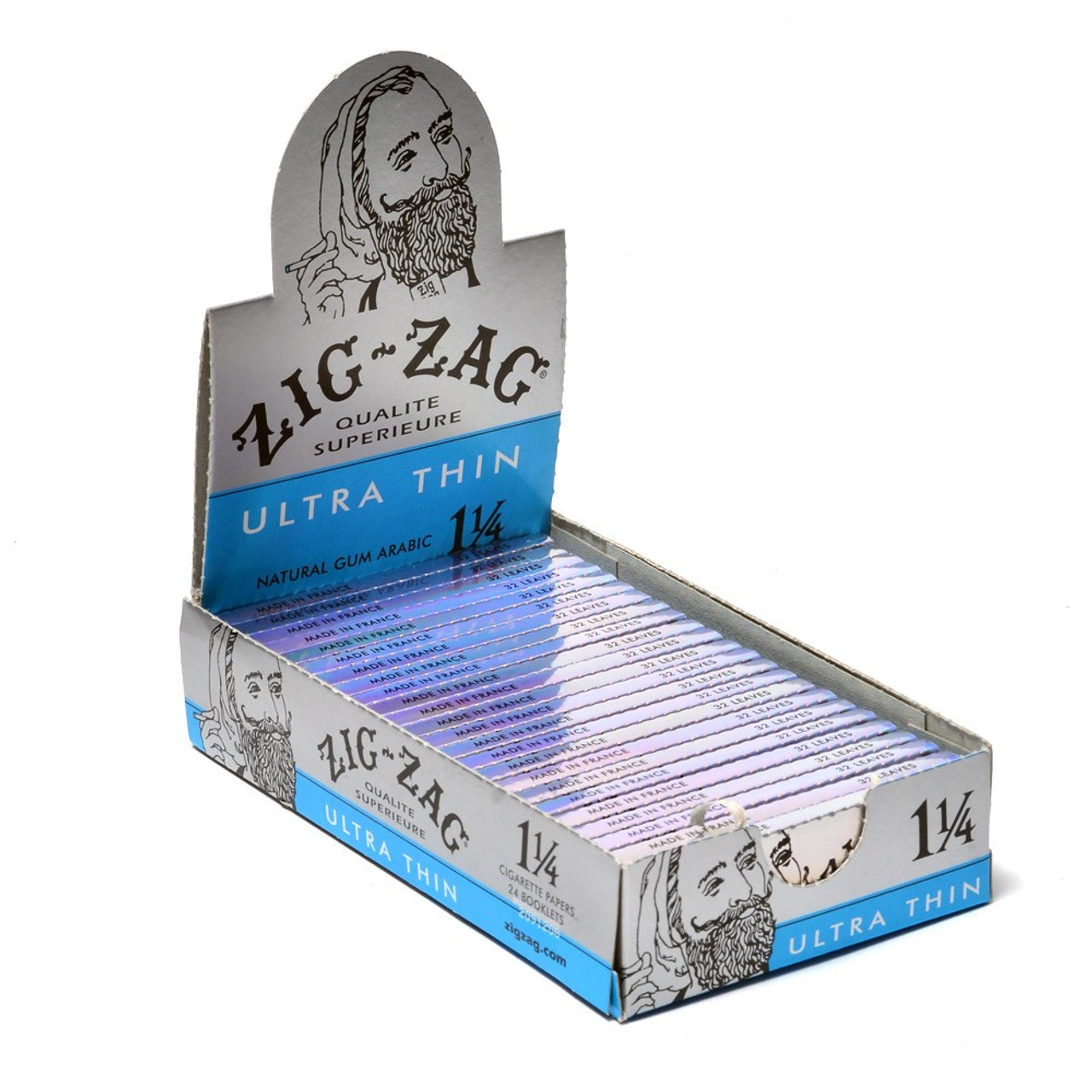 Zig Zag Ultra Thin Cigarette Papers 1 1/4 24Ct - Buitrago Cigars