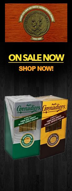 AYC Grenadiers Cigars are now available on Our site.