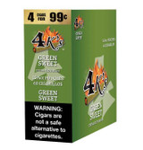 4 Kings Cigars Green Sweet 15 Pouches of 4