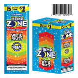Show Cigars Hemp Zone Hemp Wraps 15/5, colorful packaging of hemp wraps with vibrant rainbow colors and star design, featuring promotional offer for 5 wraps for $1.