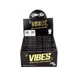 VIBES Ultra Thin Rolling Papers Kingsize Slim | 50pc Display