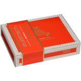 Montecristo Crafted By AJ Fernandez Cigars Toro 10 Ct. Box, a rectangular orange box with silver decorative borders and branding, showcasing the premium cigar packaging.