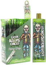 Lion Rolling Circus Hemp Wraps Natural 25/2