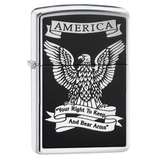 Zippo America High Polish Chrome Ligther