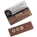 OCB Cigars Unbleached Papers Virgin Single Wide 24/50 Ct.