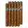 Rosa Cuba Flor de Rosa 5.5 cm 44.0 Pack of 10, image of the pack showing ten rolled cigars with brown bands.