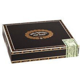 Hoyo de Monterrey Cigars Double Corona Maduro 25 Ct, elegant cigar box with brand logo and sealed with a green band.