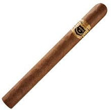 Hoyo de Monterrey Cigars Double Corona EMS 25Ct, a close-up image of a single cigar with a brown wrapper and gold band.