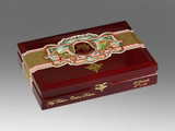 My Father Cigars Cedros Deluxe Eminentes 23 Ct. Box, a luxurious wooden cigar box with ornate label and gold accents, showcasing a premium cigar product.
