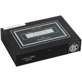 Drew Estate Java Cigars By Drew Estate Mint Toro 24 Ct. Box, black packaging with silver and white accents and window showing the cigars inside.