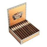 Alec Bradley Cigars American Sun Grown Churchill 20 Count Box, open box displaying individually wrapped cigars.