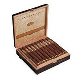 Alec Bradley Cigars Tempus Magistri 20 Ct. Box, open cigar box displaying 20 cigars neatly arranged inside.