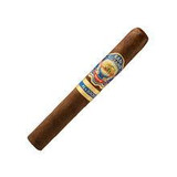 AJ Fernandez Cigars San Lotano Dominicano Toro 20Ct. Box, a close-up of a single wrapped cigar with a colorful band, full-bodied cigar highlighting its premium quality and craftsmanship.