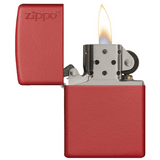 Zippo Red Matte W/ Zippo Logo