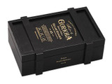 Gurkha Cigars Cellar Reserve Limitada Solara-Dbl Robusto 20 Ct. Box, black rectangular cigar case with gold and white branding and product details on the lid.