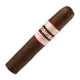 Cohiba Royale Gran Royale Cigars 10 Ct. Box, close-up image of a single rolled premium cigar with a branded band
