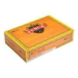 Punch Gran Puro Sesenta Cigars 20Ct Box, a rectangular cardboard cigar box with a yellow and orange design and Punch brand logo on top