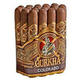 Gurkha Colorado Cigars Robusto 20Count Bundle, pack of 20 cigars with ornate gold and red band design featuring the Gurkha logo.
