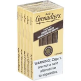 Altadis AYC Grenadiers Natural Dark Pack Cigars, pack of six cigars with a transparent window showing dark cigars inside, featuring beige and black packaging with warning label.