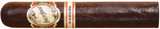 Brick House Maduro Robusto Cigars 25Ct. Box, close-up of a single dark brown cigar with a decorative gold, white, and red band.