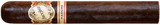Brick House Maduro Mighty Mighty Cigars 25Ct. Box, a close-up image of a cigar with a dark brown wrapper and gold, red, and white band.