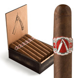 La Barba Red Lancero Cigars 12Ct. Box, featuring a box of 12 red lancero cigars with detailed red and white band designs.