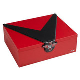 General Cigar CAO V21 Big Block Cigars 27 Ct. box, red and black packaging with a slider latch and winged logo.