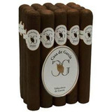 Altadis Casa de Garcia Churchill Maduro Cigars 20Ct. Pack, image of a neatly arranged bundle of cigars with dark brown wrappers and white labels featuring the Casa de Garcia logo.