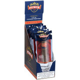 Punch Cigars Freshness Pack Robusto 6ct, display box with six cigars in blue and red packaging featuring Punch logo and warning label.