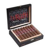 Oliva Cigars Wrath Maduro by Oliva Cigars, a box of premium Maduro cigars with dark brown wrappers inside a black presentation box.