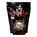 Trader Jack's Midnight Cigars, black resealable pouch with skull and compass graphic, 20 Maduro aromatic cigars, 6.25 inches by 45