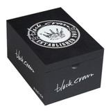 Black Crown Torpedo Cigars 20Ct. Box, black packaging with white logo and signature, compact cigar box for Black Crown torpedo cigars.