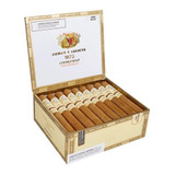 Romeo y Julieta 1875 Connecticut Nicaragua Cigars, open cigar box filled with cigars neatly arranged in rows.