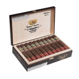 Romeo y Julieta Aniversario Maduro Cigars, open wooden cigar box showcasing 20 Maduro cigars arranged in two rows.