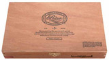 Padron 1964 Anniversary Series Imperiales Maduro Cigars 25Ct. Box, wooden cigar box with Padron logo and product details printed on the top.