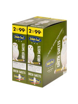 White Owl Cigarillos Green Sweet 30 Pouches of 2