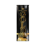 King Palm Gold Vanilla Cream Wraps, black packaging with gold lettering, 15 count, made with pure edible 24K gold.