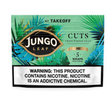 Altadis Jungo Leaf Cuts Tobacco Wraps 10/5, product packaging showing jungle leaf design with nicotine warning label.