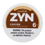 Zyn Nicotine Pouches Coffee 6 Mg 15/5 Tins