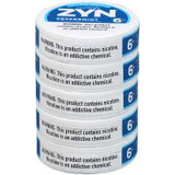 Zyn Nicotine Pouches Peppermint 6 Mg 15/5 Tins