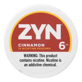 Zyn Nicotine Pouches Cinnamon 6 Mg 15/5 Tins