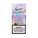 Loose Leaf Grabba Crush Tobacco 10ct, colorful packaging with a cartoon-style cigar and cotton candy flavor text.