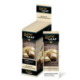 Swedish Match Game Leaf Cigars White Chocolate 15/2, display box with individually packed white chocolate-flavored leaf cigars showing white and brown layered design.
