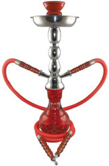 Dual Hose Hookah Pipe 19 inch with case