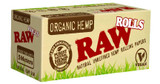 RAW Organic Hemp Rolling Papers 5 Meter Rolls KingSize Slim