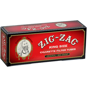 Zig Zag Cigarette Filter Tubes 100mm Full Flavor 200 Ct. Box- Buitrago  Cigars