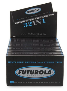 Futurola Tyson Ranch Papers King Size With Tips 32/26 Ct. Box- Buitrago  Cigars