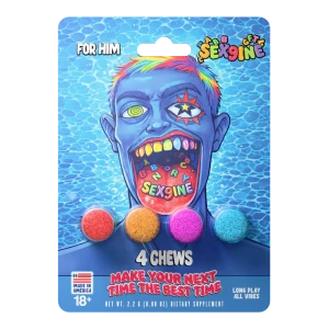 Sex9ine Chews for Him 4Ct